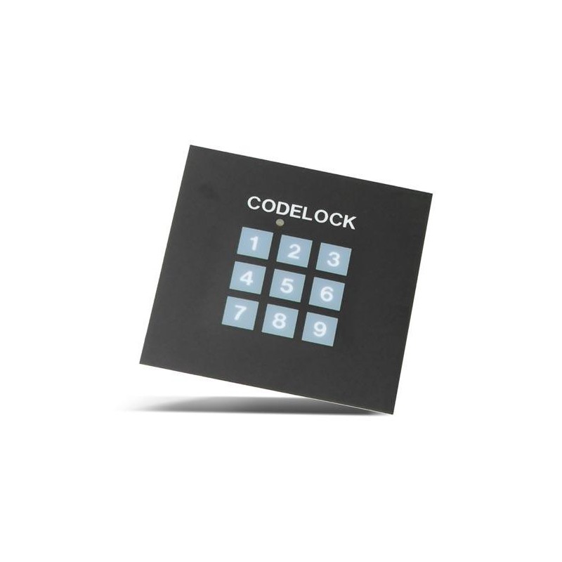 Cerradura codificada (código de 4 dígitos) con salida de relé: 5A / 220V