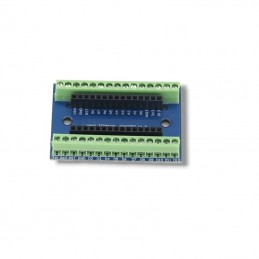 IO shield de expansión  azul con terminales de tornillo  para Arduino Nano y compatibles