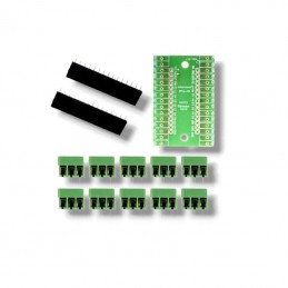IO shield de expansión con terminales con tornillo  para Arduino Nano y compatibles en kit