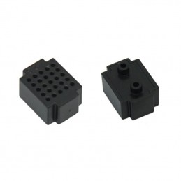 Micro protoboard de 25 contactos ZY-25 de color negro