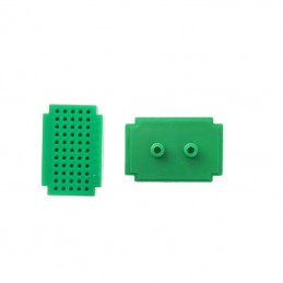 Micro protoboard verde oscuro 55 contactos de PCB sin soldadura tablero de pruebas ZY-55