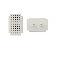 Micro protoboard blanca de 55 contactos PCB sin soldadura tablero de pruebas ZY-55