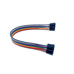 10 cables  Dupont para pruebas Arduino de 15 cm HEMBRA-HEMBRAA