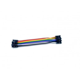 10 cables  Dupont para pruebas Arduino de 10 cm HEMBRA-HEMBRA